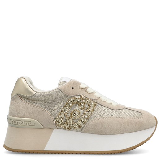 Sneakersy premium  - LIU JO DREAMY 02 BEŻOWE ze sklepu Tymoteo.pl - sklep obuwniczy w kategorii Buty sportowe damskie - zdjęcie 186725334