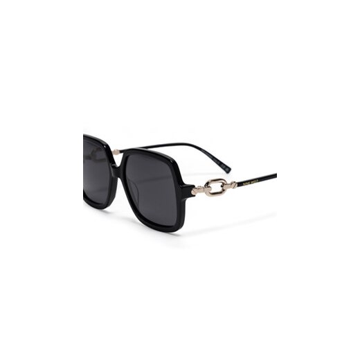 Okulary przeciwsłoneczne Nine West NW 6658S Czarny Nine West NOSIZE eobuwie.pl