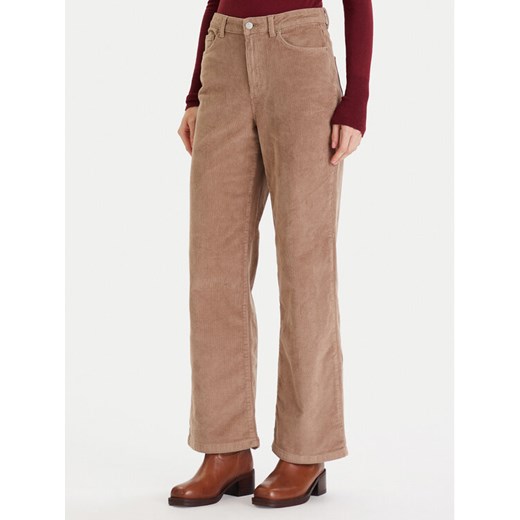 Vero Moda Spodnie materiałowe Tessa 10315350 Beżowy Wide Leg ze sklepu MODIVO w kategorii Spodnie damskie - zdjęcie 186729434