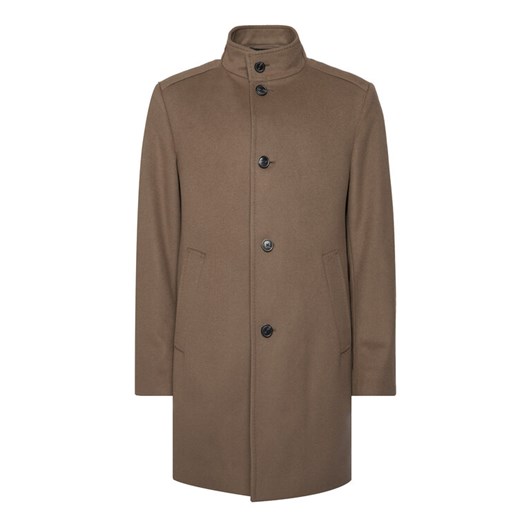 JOOP! Płaszcz wełniany 17 JC-21Maron 30044311 Khaki Regular Fit ze sklepu MODIVO w kategorii Płaszcze męskie - zdjęcie 186729471