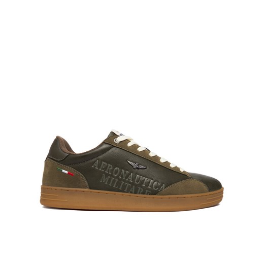 Aeronautica Militare Sneakersy 252SC0306UCT03385 Zielony ze sklepu MODIVO w kategorii Buty sportowe męskie - zdjęcie 186729480