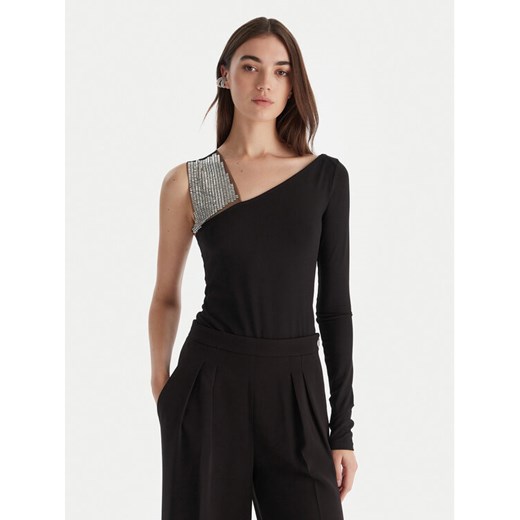Patrizia Pepe Body 2M4504/338-J4R0 Czarny Slim Fit ze sklepu MODIVO w kategorii Bluzki damskie - zdjęcie 186729483