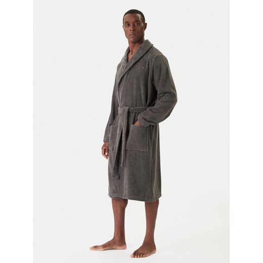 Tommy Hilfiger Szlafrok 2S87905539 Szary ze sklepu MODIVO w kategorii Szlafroki męskie - zdjęcie 186729513