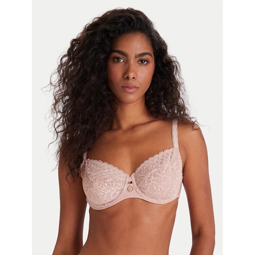 Chantelle Biustonosz z fiszbiną Sublime C19WMU Beżowy ze sklepu MODIVO w kategorii Biustonosze - zdjęcie 186729544