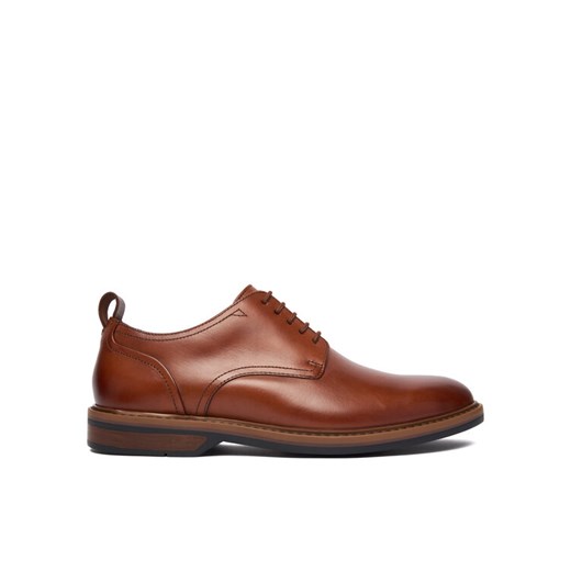 Clarks Półbuty Aldwin Lace 26183252 Brązowy ze sklepu MODIVO w kategorii Buty eleganckie męskie - zdjęcie 186729574