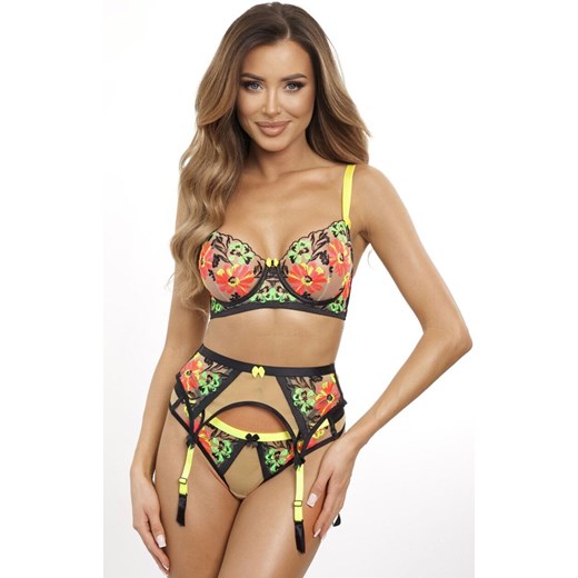 Axami stringi damskie V-11838, Kolor czarno-żółty, Rozmiar L, Axami ze sklepu Intymna w kategorii Majtki damskie - zdjęcie 186731391