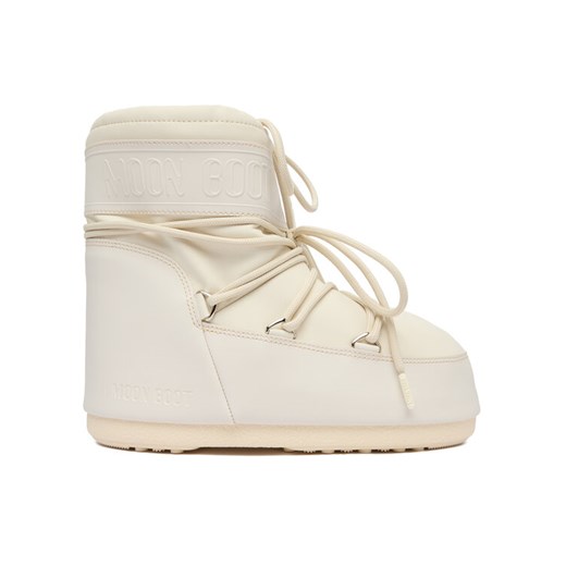 Śniegowce Moon Boot 80D1409380 Écru ze sklepu eobuwie.pl w kategorii Śniegowce damskie - zdjęcie 186732100