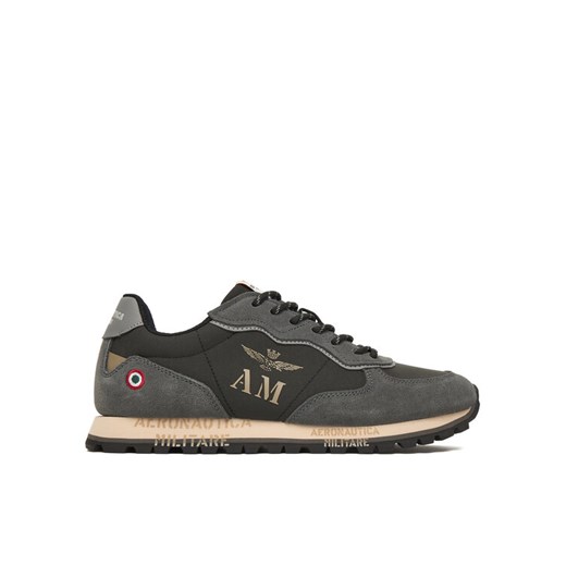 Sneakersy Aeronautica Militare 252SC0320UPL00313 Czarny ze sklepu eobuwie.pl w kategorii Buty sportowe męskie - zdjęcie 186732123