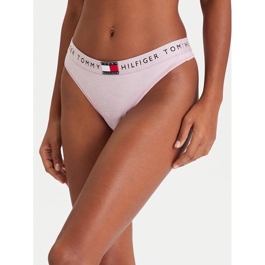 Tommy Hilfiger Stringi UW0UW06039 Różowy ze sklepu MODIVO w kategorii Majtki damskie - zdjęcie 186732414