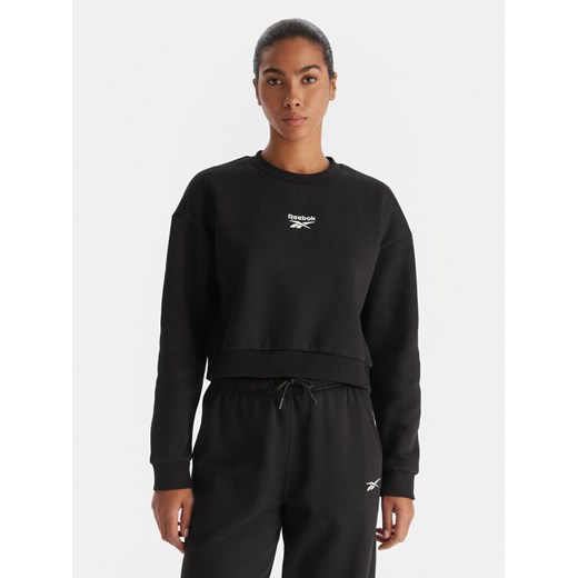 Reebok Bluza Hazel RK25172CCW Czarny Regular Fit ze sklepu MODIVO w kategorii Bluzy damskie - zdjęcie 186732441