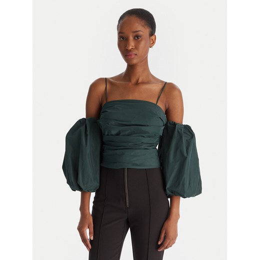 PINKO Bluzka Pallottoliere 105552 Y3LE Zielony Regular Fit ze sklepu MODIVO w kategorii Bluzki damskie - zdjęcie 186732530