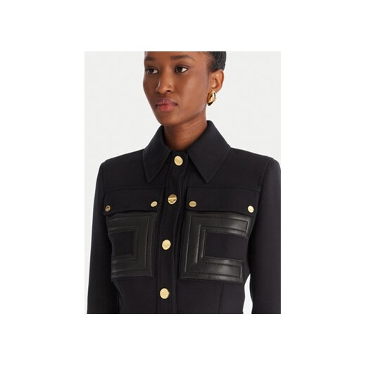 Elisabetta Franchi Marynarka GI-159-57E2-V750 Czarny Regular Fit Elisabetta Franchi 38 MODIVO
