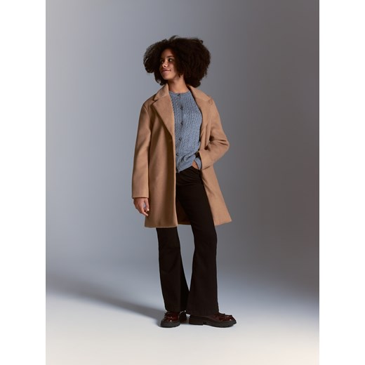 Reserved - Jeansy flare high waist - czarny ze sklepu Reserved w kategorii Spodnie dziewczęce - zdjęcie 186733552