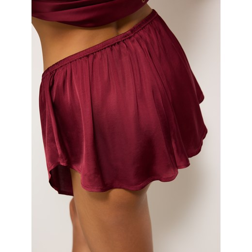 Mohito - Bordowe szorty od piżamy - kasztanowy Mohito M Mohito