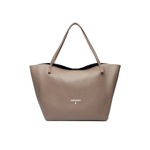 Torebka Patrizia Pepe Borsa 2B0130/L148-B744 Brązowy ze sklepu eobuwie.pl w kategorii Torby Shopper bag - zdjęcie 186735884