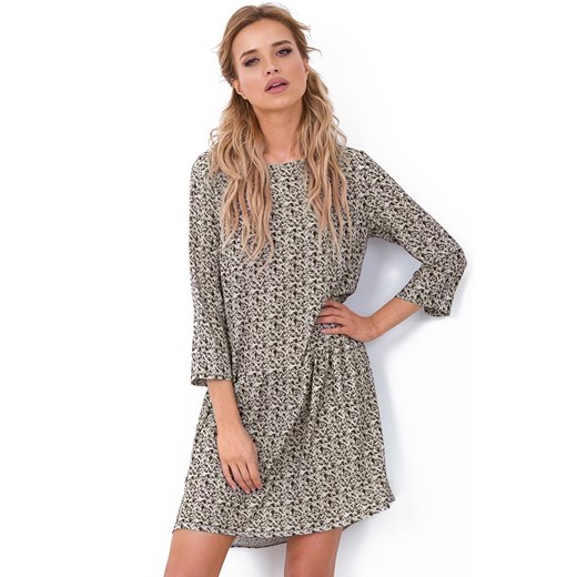 Sukienka F652, Kolor oliwkowy-wzór, Rozmiar M, Fobya ze sklepu Primodo w kategorii Sukienki - zdjęcie 186736151