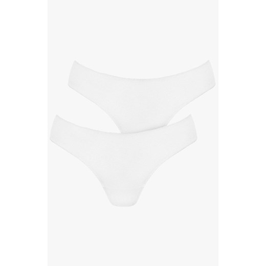 2-pack majtki damskie brazyliany bawełniane z koronką białe Orchidea, Kolor biały, Rozmiar S, Pierre Cardin ze sklepu Primodo w kategorii Majtki damskie - zdjęcie 186736411