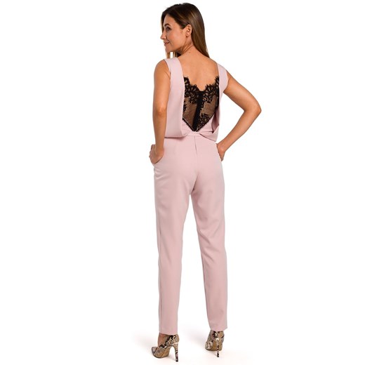 Kombinezon S191, Kolor pudrowy, Rozmiar S, Stylove ze sklepu Primodo w kategorii Kombinezony damskie - zdjęcie 186736440