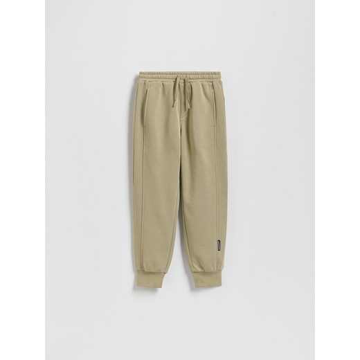 Reserved - Dzianinowe joggery - oliwkowy Reserved 158 (12 lat) Reserved