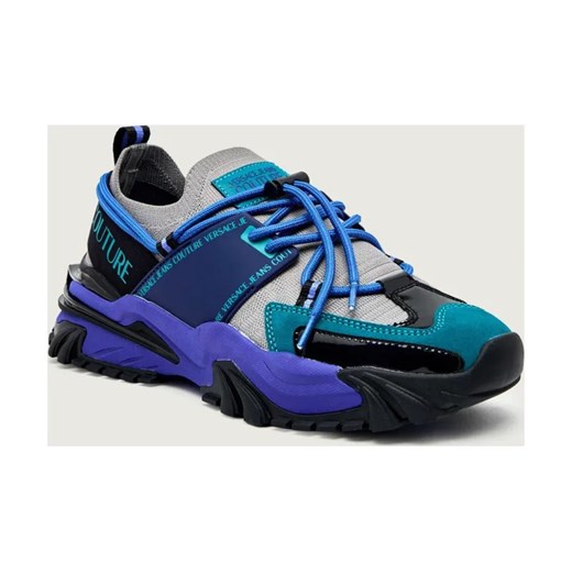 Versace Jeans Couture Sneakersy FONDO NEW TRAIL TREK DIS. 10 | z dodatkiem skóry ze sklepu Gomez Fashion Store w kategorii Buty sportowe męskie - zdjęcie 186737872