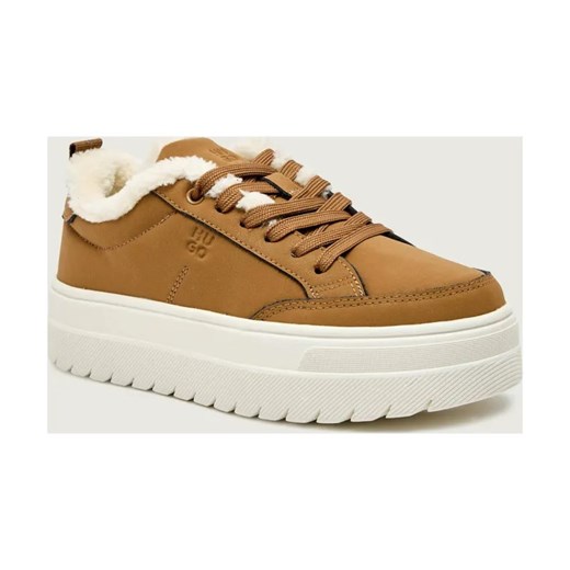 HUGO Ocieplane sneakersy Lyssa_Tenn_bpfr | shearling ze sklepu Gomez Fashion Store w kategorii Buty sportowe damskie - zdjęcie 186737881