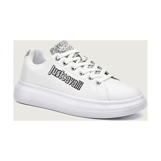 Just Cavalli Skórzane sneakersy FONDO URSA DIS. 1 ze sklepu Gomez Fashion Store w kategorii Buty sportowe damskie - zdjęcie 186737914