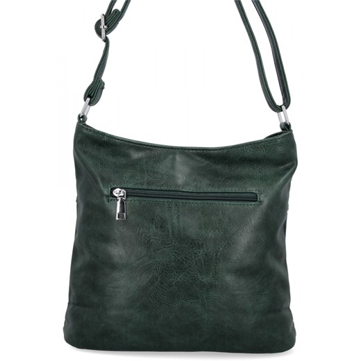 Uniwersalna Torebka Damska Listonoszka firmy Herisson 13K392 Butelkowa Zieleń Herisson One Size okazja PaniTorbalska