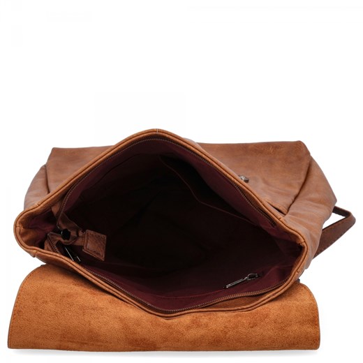 Plecak Damski w Stylu Vintage firmy Herisson 17B336 Rudy Herisson One Size okazyjna cena PaniTorbalska