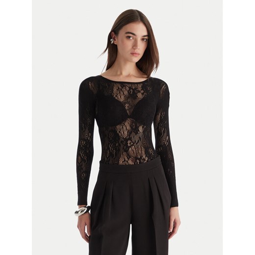 Patrizia Pepe Body 2M4484/J344-K103 Czarny Slim Fit ze sklepu MODIVO w kategorii Bluzki damskie - zdjęcie 186740941