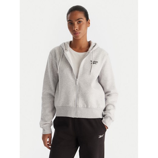 Reebok Bluza Viola RK25171CCW Szary Regular Fit ze sklepu MODIVO w kategorii Bluzy damskie - zdjęcie 186740980
