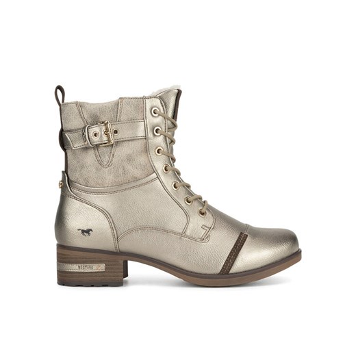 Mustang Trzewiki 1229-606 Złoty ze sklepu MODIVO w kategorii Botki - zdjęcie 186741020
