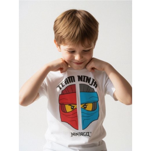 Sinsay - Koszulka Lego Ninjago - biały ze sklepu Sinsay w kategorii T-shirty chłopięce - zdjęcie 186744004