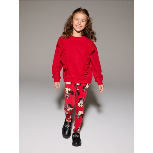 Sinsay - Bluza crewneck - czerwony ze sklepu Sinsay w kategorii Bluzy dziewczęce - zdjęcie 186744013