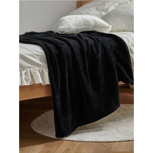 Sinsay - Koc - czarny Sinsay One Size Sinsay