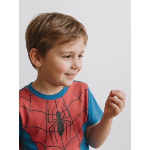 Sinsay - Koszulka Spider-Man - niebieski Sinsay 122 (6-7 l) Sinsay