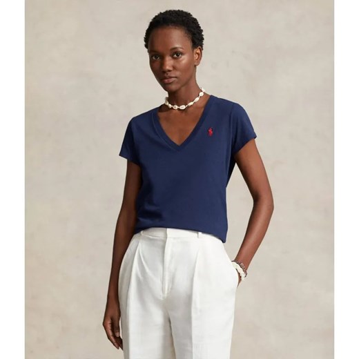 POLO RALPH LAUREN T-shirt | Regular Fit ze sklepu Gomez Fashion Store w kategorii Bluzki damskie - zdjęcie 186744221