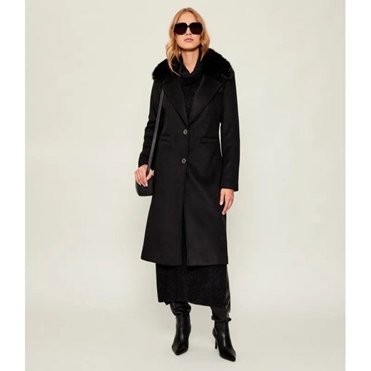 GUESS Płaszcz KAROLE | z dodatkiem wełny ze sklepu Gomez Fashion Store w kategorii Płaszcze damskie - zdjęcie 186744791