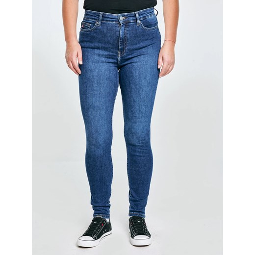 Jeansy damskie push up z wysokim stanem granatowe Melinda High Waist 517 ze sklepu Big Star w kategorii Jeansy damskie - zdjęcie 186744953
