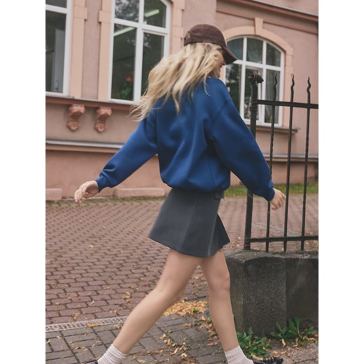 Reserved - Spódnica mini z plisowaniem - ciemnoszary ze sklepu Reserved w kategorii Spódnice - zdjęcie 186745353