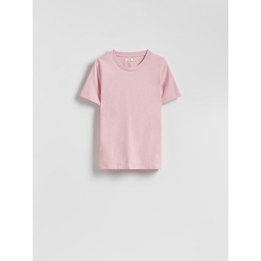 Reserved - T-shirt regular - różowy Reserved L promocja Reserved