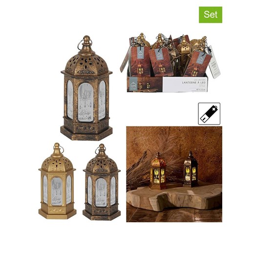 Ethnical Life Dekoracyjne lampy LED (2 szt.) - wys. 13 x Ø 7 cm (produkt niespodzianka) - id: 16967905 - marki Ethnical Life - 186746071 Ethnical Life Dekoracyjne lampy LED (2 szt.) - wys. 13 x Ø 7 cm (produkt niespodzianka) ze sklepu Limango Polska w kategorii Oświetlenie - zdjęcie 186746071