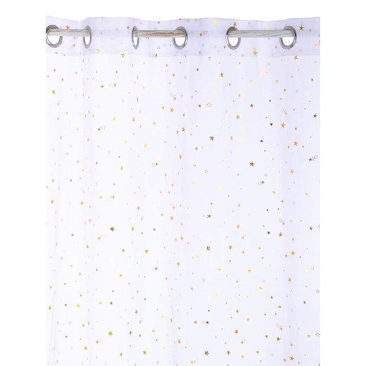 WellHome for Kids Zasłona w kolorze biało-złotym- 250 x 140 cm ze sklepu Limango Polska w kategorii Tekstylia - zdjęcie 186746153