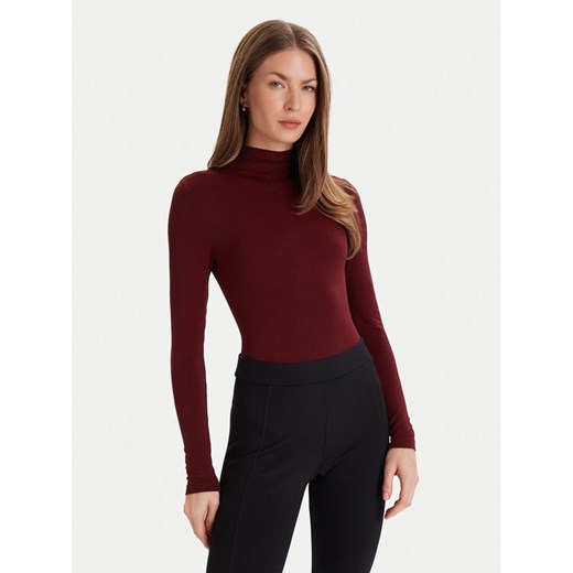 Wolford Body Shaping 77122 Bordowy Slim Fit ze sklepu MODIVO w kategorii Bluzki damskie - zdjęcie 186746414