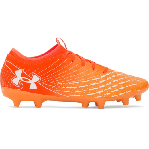 Buty piłkarskie korki uniseks Under Armour UA U Magnetico Select 5 FG - pomarańczowe ze sklepu Sportstylestory.com w kategorii Buty sportowe damskie - zdjęcie 186749113