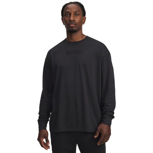 Męski longsleeve z nadrukiem Under Armour Project Rock LS - czarny ze sklepu Sportstylestory.com w kategorii T-shirty męskie - zdjęcie 186749153