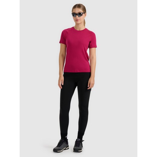 Damskie legginsy treningowe 4F 4FWAW25TFTIF373 - czarne ze sklepu Sportstylestory.com w kategorii Spodnie damskie - zdjęcie 186749211