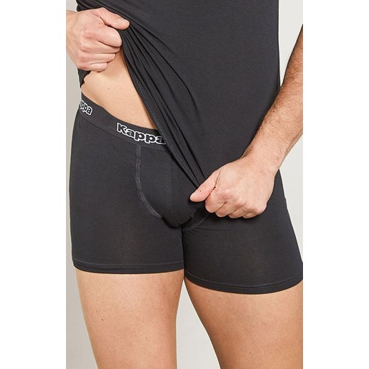 Kappa męski zestaw bielizny grafitowy t-shirt i bokserki bawełna K1000, Kolor grafitowy, Rozmiar M, Kappa ze sklepu Primodo w kategorii Majtki męskie - zdjęcie 186749370