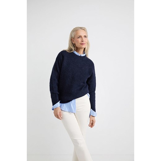 Josephine &amp; Co Sweter &quot;Aniek&quot; w kolorze granatowym ze sklepu Limango Polska w kategorii Swetry damskie - zdjęcie 186749611