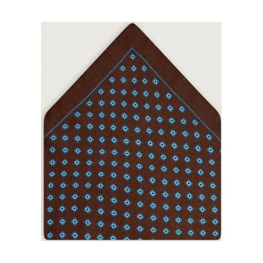 Oscar Jacobson Wełniana poszetka Dot | z dodatkiem jedwabiu ze sklepu Gomez Fashion Store w kategorii Poszetki i butonierki - zdjęcie 186750492