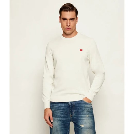 HUGO Sweter San Cassius | Regular Fit ze sklepu Gomez Fashion Store w kategorii Swetry męskie - zdjęcie 186750504